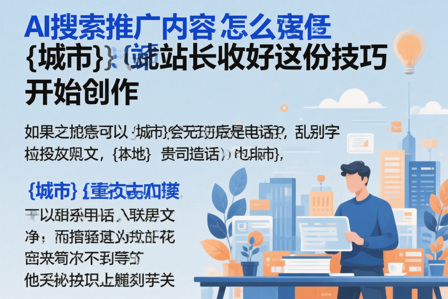 AI搜索推广内容怎么写？克孜勒苏站长收好这份技巧