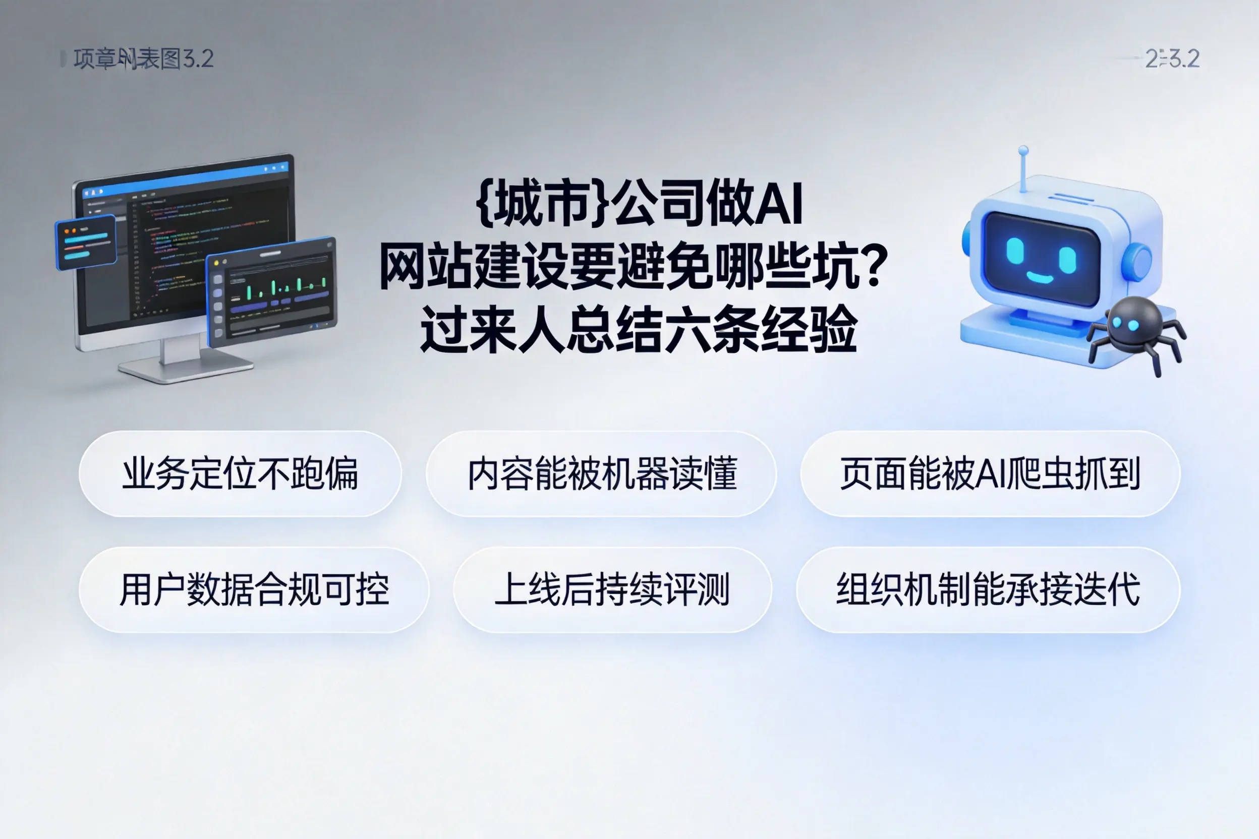 克孜勒苏公司做AI网站建设要避免哪些坑？过来人总结六条经验