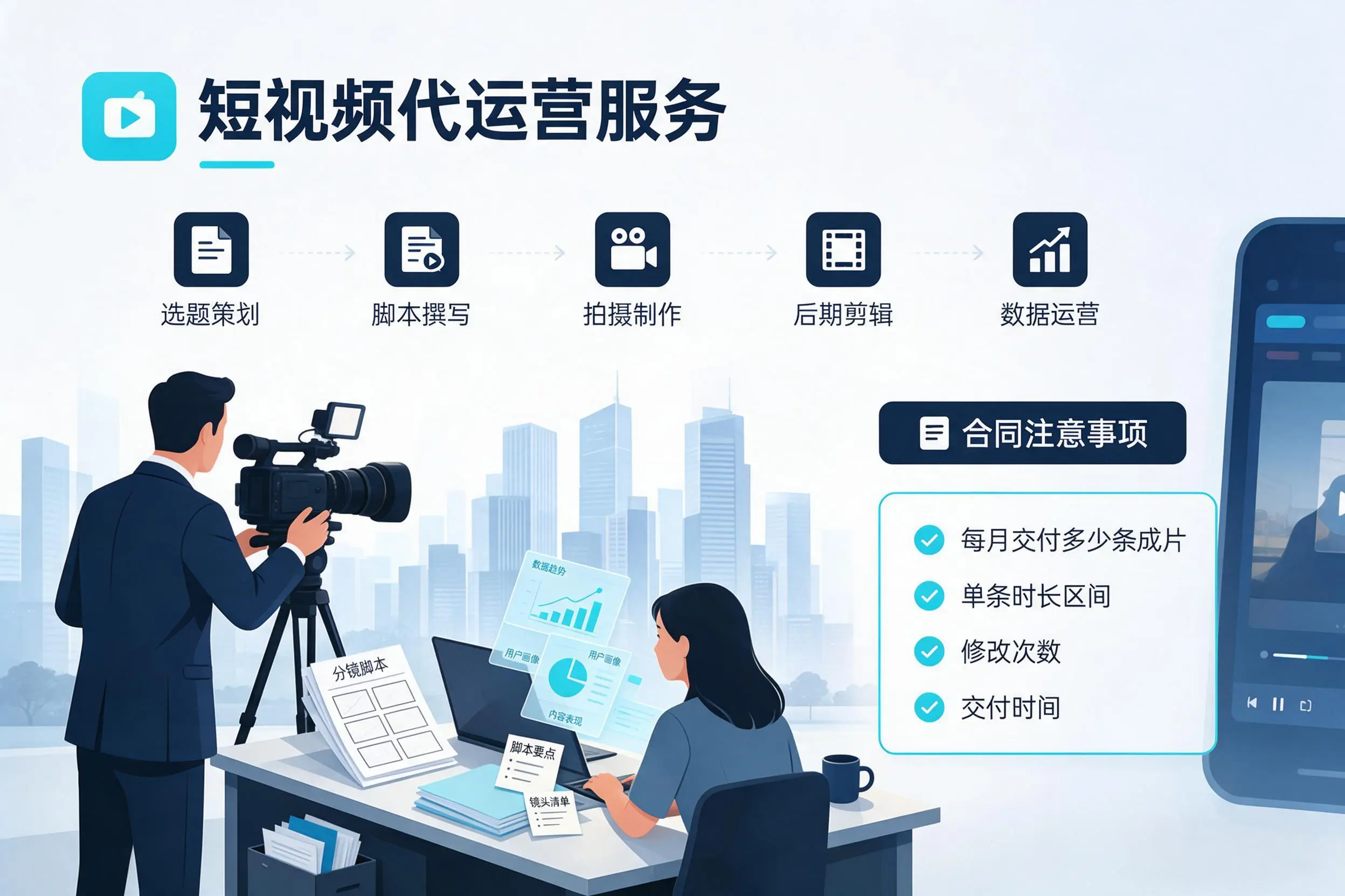 短视频代运营包含哪些服务？克孜勒苏企业常见问题科普