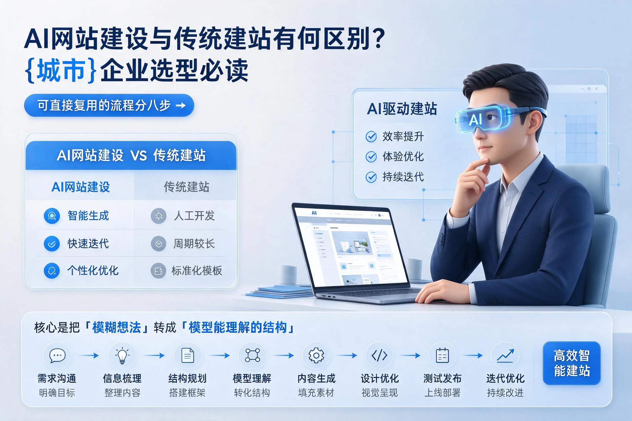 AI网站建设与传统建站有何区别？克孜勒苏企业选型必读