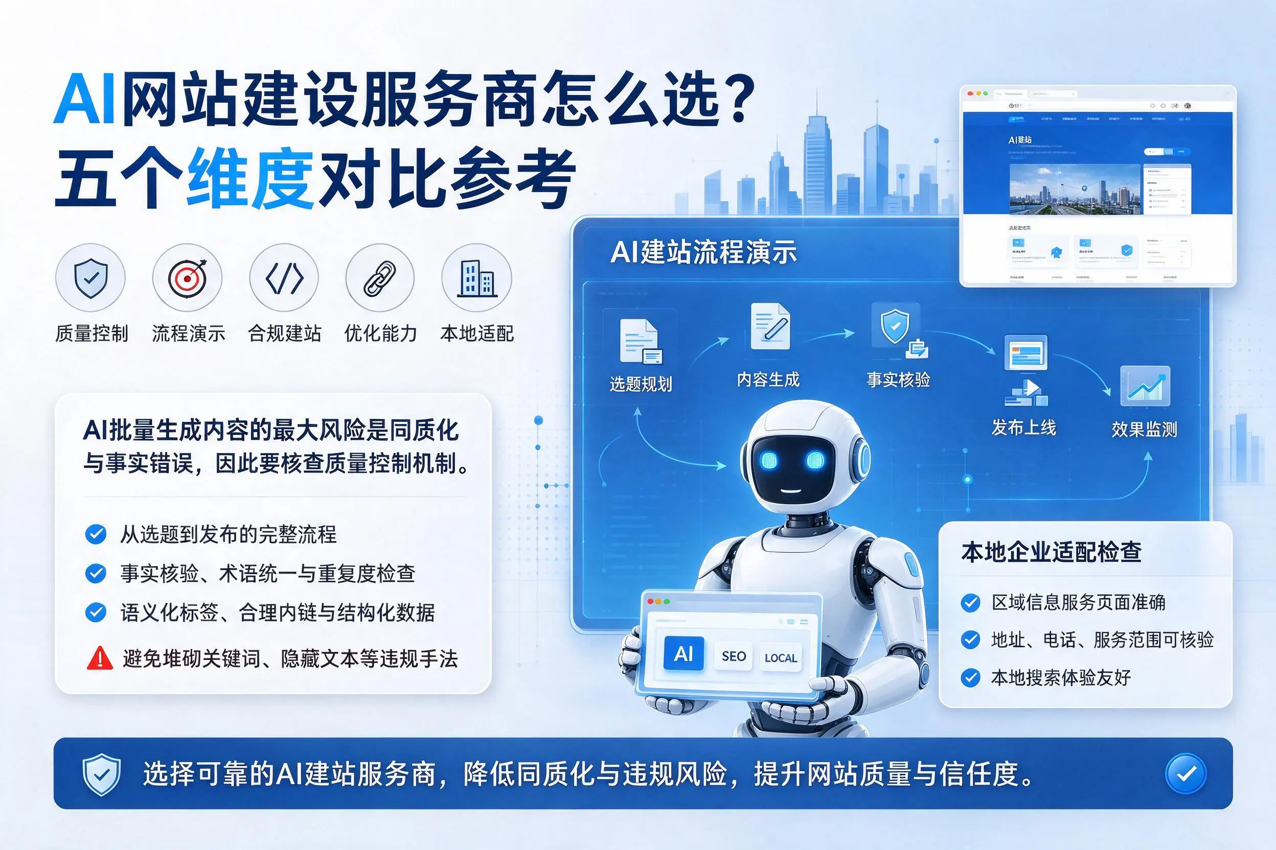克孜勒苏AI网站建设服务商怎么选?五个维度对比参考